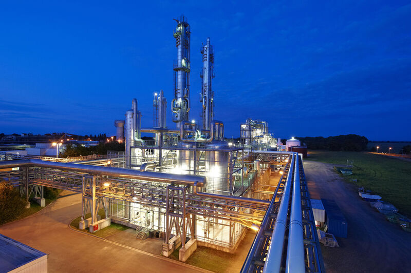 Bioethanol-Anlage der zur Nordzucker-Gruppe gehörenden Fuel 21, Klein Wanzleben, Sachsen-Anhalt; Produktionskapazität 100.000 Tonnen/Jahr. (Bild: BDBe)