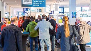 2019 konnten die all about automation Messen in Hamburg, Essen, Leipzig und Friedrichshafen zusammen über 600 Aussteller verzeichnen. (Easyfairs Deutschland GmbH)