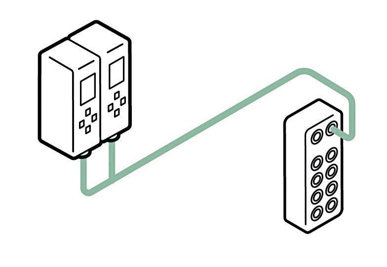 Aufbau eines Netzes mit S2-Redundanz (Bild: Bürkert Fluid Control Systems)