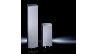 Die neuen Luft/Wasser-Wärmetauscher im Hygienic Design sind laut Rittal ideal für die Lebensmittelindustrie geeignet. (Rittal GmbH)