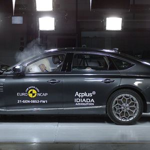 Hyundais neue Edelmarke Genesis überzeugte mit dem G80 ...(Bild:  Euro NCAP)