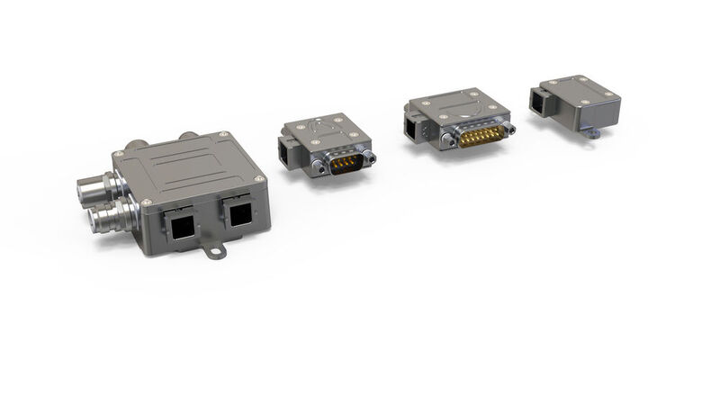 Provertha erweitert sein modulares M12/M8/D-Sub-Verteiler-Baukastensystem um einen patentierten Adapter für kundenspezifische Lösungen mit einer Viezahl an Ein- und Ausgängen . (Bild: Provertha)