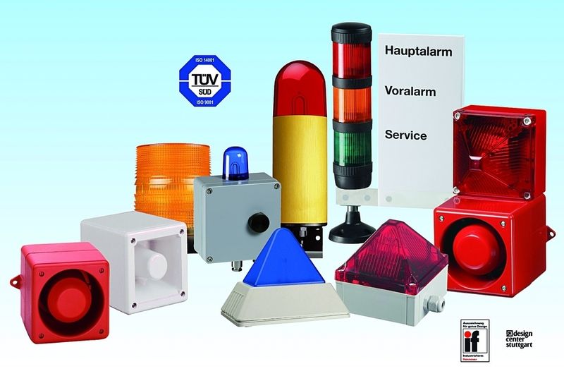 Ausschnitt aus dem Produktspektrum der optischen und akustischen Warn- und Notsignale. (Archiv: Vogel Business Media)