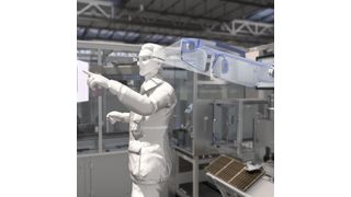 Neue CP1240 in einer Datenbrille beim Einsatz in einer Smart Factory. (Varta)