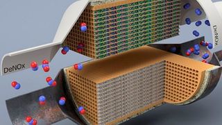 Der neuartige Denox-Kat soll so leistungsstark sein wie ein heutiges SCR-System. (fz-juelich.de, Jürgen Dornseiffer)