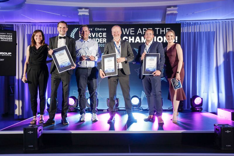 Weiter ging es mit der Kategorie Managed Service Provider und den Gewinnern in dieser Kategorie: DataGroup (Silber), Teccle Group (Gold) und Medialine Group (Platin). (Bild: Vogel IT-Medien)