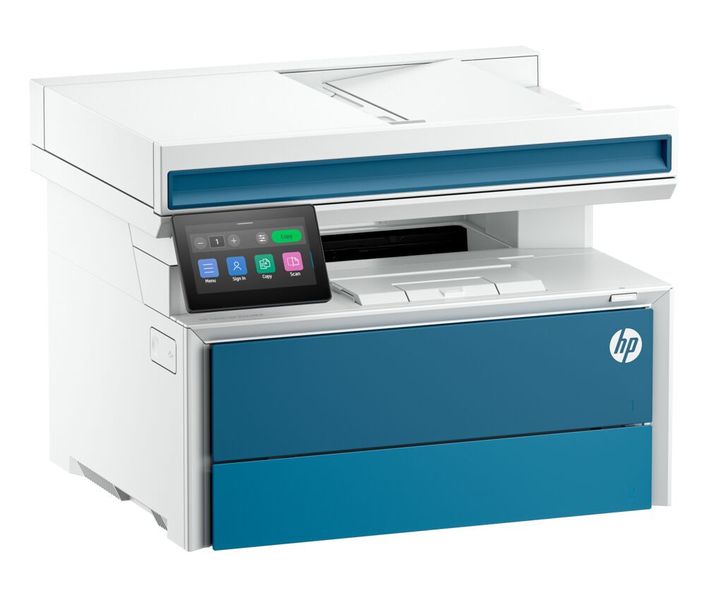 Die Multifunktionsdrucker der Serie 4100 sind mit einem Duplex-Scanner ausgerüstet. Zudem wartet das Gerät mit KI-Funktionen auf, die das Benennen und Teilen gescannter Dokumente erleichtern soll. (Bild: HP)