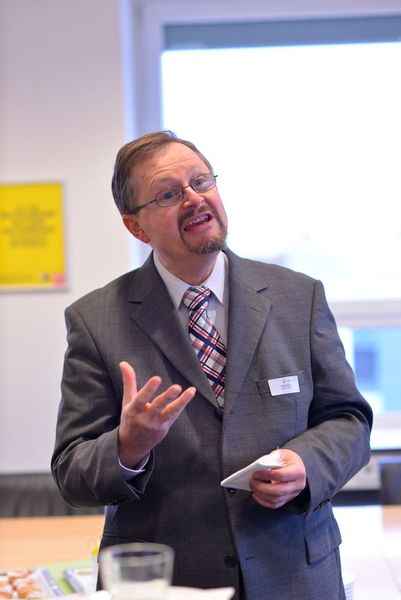 Aufgeweckter Gesprächsteilnehmer: Ralf Korb vom Softwareberatungsunternehmen Barc. (Unch/MM)