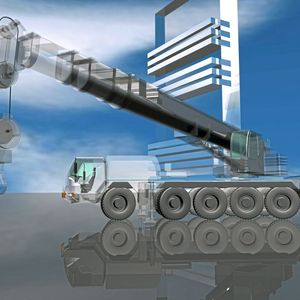 Ein Einsatzbereich für die verschiedenen Sicherheitsventile von Bucher Hydraulics sind Mobilkrane. (Bild:  Bucher Hydraulics)