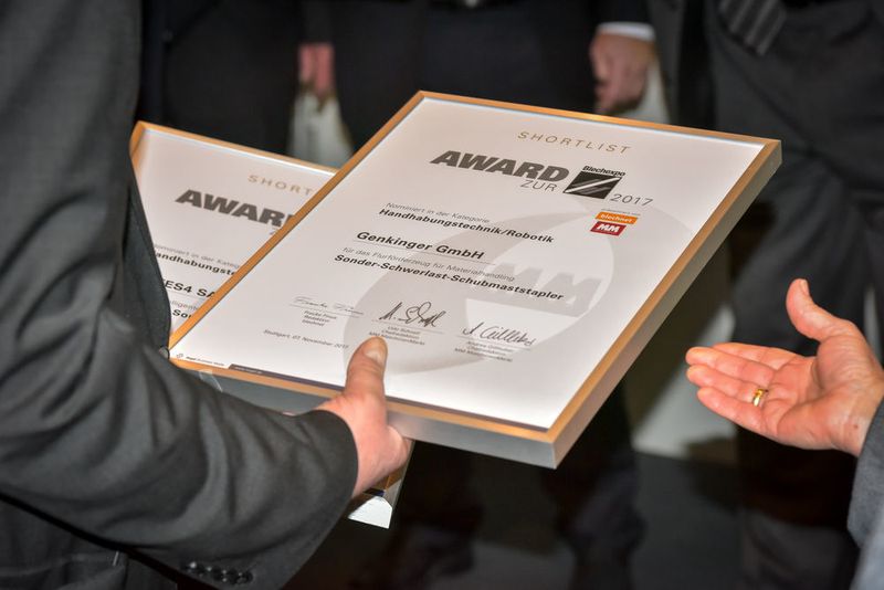 Für die Shortlistgewinner gab es Urkunden wie hier für Gerkinger. (VBM, Hauenstein)