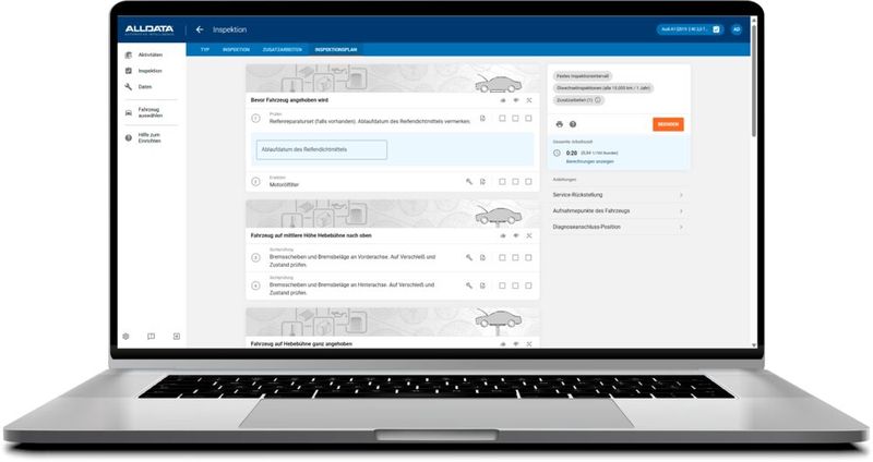 Werkstätten erhalten bei Alldata jetzt direkten Zugriff auf originale OEM-Wartungsdaten von 61 Fahrzeugmarken.(Bild:  Alldata)