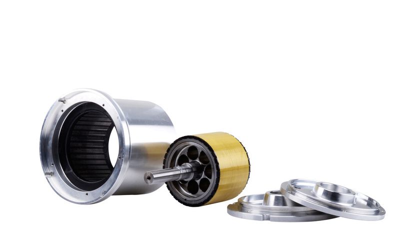 Permanenterregte Synchronmaschinen wie die MRSx-Baureihe von WITTENSTEIN cyber motor liegen in der Windenergietechnik klar im Trend. (Bild: Wittenstein)