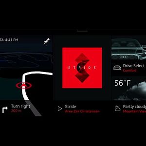 Integriertes Android-Betriebssystem im Audi Q8 sport concept: aktualisierter Routenplaner(Bild:  AUDI AG)