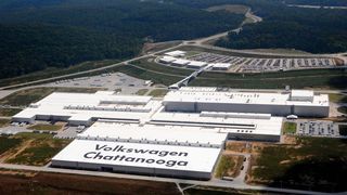 Im Werk in Chattanooga will Volkswagen künftig Akkus selbst entwickeln. (Bild: Volkswagen)