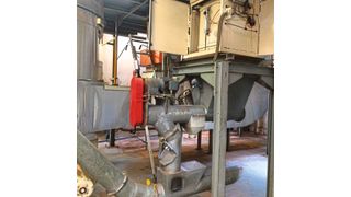 Trocknungsanlage für Korkgranulat (Liebherr-Mischtechnik)