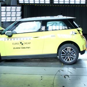 Bei den Stadtwagen und Minis holte der Mini Cooper E den Klassensieg.(Bild:  Euro NCAP)