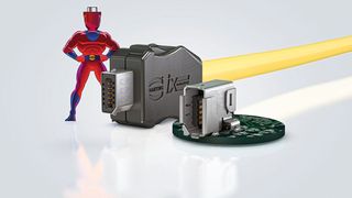 Mit den Ix Industrial Steckverbindern werden bei dem XTS-System von Beckhoff 24 Ports mit 48 Ethercat-Strängen möglich – statt ehemals zwölf. (Bild: Harting)