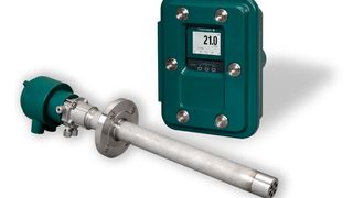 Messumformer ZR802S und Detektor ZR22S (im Vordergrund) (Bild: Yokogawa)