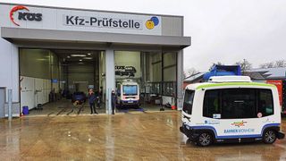 Das KÜS-Büro IFB Müller in Monheim am Rhein ist mit der periodischen Prüfung der Roboterfahrzeuge beauftragt.  (Bild: KÜS)