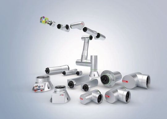 Maschinenintegrierte Robotik neu definiert: Der modulare Industrieroboter-Baukasten ATRO ist mit dem Innovation Award 2026 ausgezeichnet worden.(Bild:  Beckhoff)