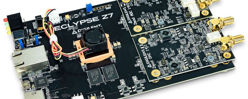 Das Eclypse Z7 Zynq 7000 SoC FPGA-Board von Digilent kann als FPGA-in-the-Loop in die Matlab- und Simulink-Umgebungen eingebunden werden.