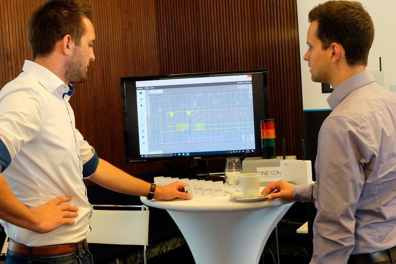 Trackingtechnologien und Bewegungssensorik für die Produktion, Logistik und Sport sind das Business von Konexion.  (Schreier)
