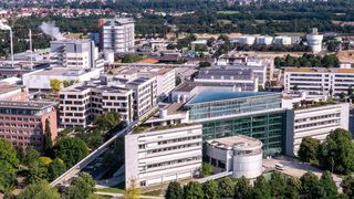 Der Standort Ingelheim kann seinen Energiebedarf zu 95 % aus erneuerbaren Quellen decken. (Bild: Boehringer Ingelheim Pharma)