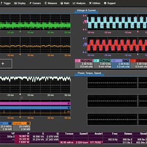 Abb. 1: Erfassung der Signale von Gleichstrombatterie, Antriebsausgang sowie Motorwellendrehmoment- und Drehzahlsensor.(Bild:  Teledyne)