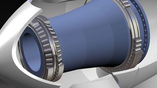 Hauptrollenlager in der Windturbine (Bild: NSK)