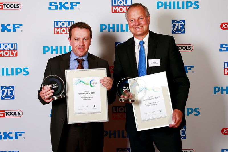 Die Hansamobil GmbH wurde für ihr Konzept zu Partikelfilterreinigung und -austausch mit dem dritten Platz ausgezeichnet. (Partslife)