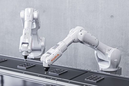 Mit der neuen Produktfamilie KR Agilus ultra schließt Kuka die Lücke zu den niedrigen Traglasten.(Bild:  Kuka)