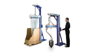 Die Entleerstation Oktomat-Eco-L eignet sich für den Einsatz bei niedrigen Raumhöhen.  (Bild: Helios)