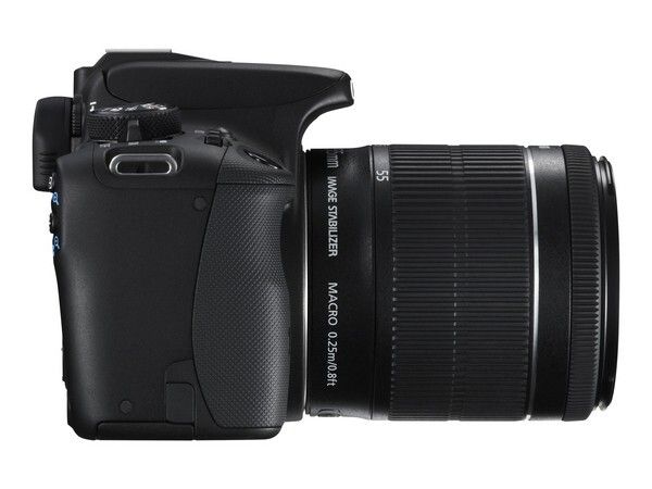 Die 100D wiegt nur 407 Gramm, plus Objektiv. (Bild: Canon)