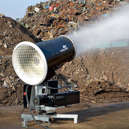 Staubbekämpfung mit „Moby Dick“(Bild:  Frutiger)