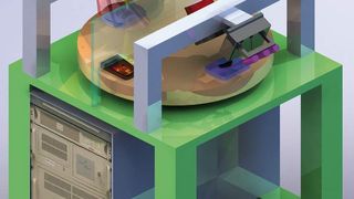 Versuchstand zur Quantifizierung von Verbindungen.  (Foto: Fraunhofer IPA)