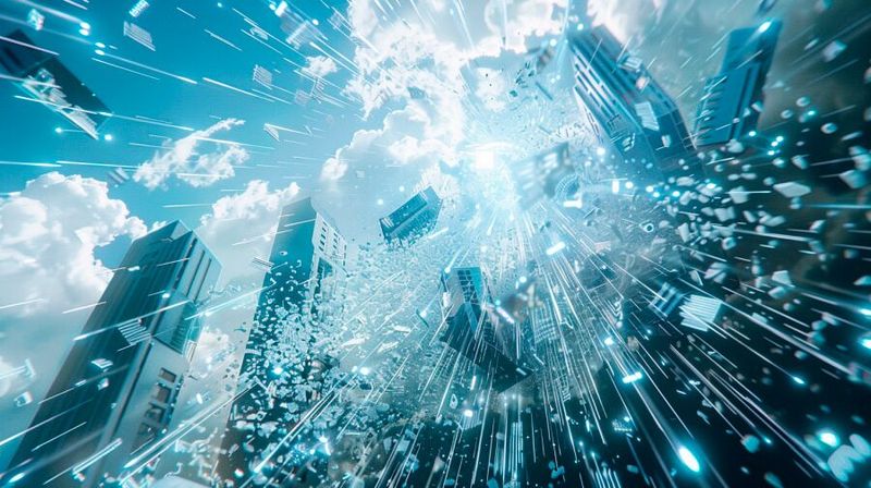 KI-Cluster benötigen leistungsfähige Interconnects, damit tausende GPUs mit geringer Latenz und hoher Bandbreite zusammenarbeiten können.(Bild:  Midjourney / Paula Breukel / KI-generiert)