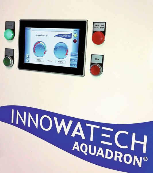 Touchscreen Aquadron PG 1-Anlage (Innowatech)