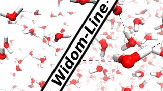 Superkritisches Wasser kann unterschiedliche Zustände annehmen, wobei die sogenannte Widom-Linie ein gasähnliches von einem flüssigkeitsähnlichen Regime trennt. (Bild: © Christoph Schran)