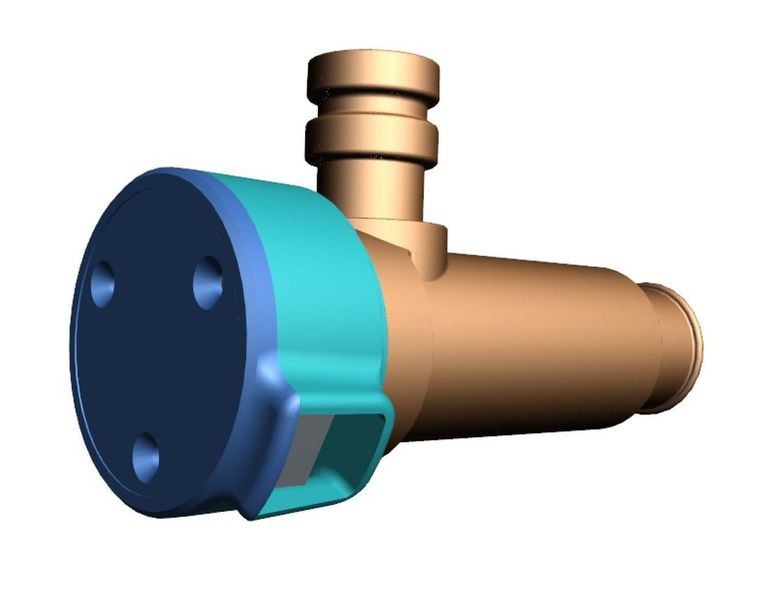 Der für den Vitodens 300-W entwickelte Volumenstromsensor hat eine Messdynamik von 5 Liter/H bis 2.500 Liter/H, der entstehende Druckabfall fällt mit max. 35 mBar sehr niedrig aus. (Bild: Acam)