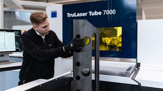 With the Trulaser Tube 7000, Trumpf has the latest generation of machines for laser tube processing to offer in time for Tube 2026. It is regarded as the most flexible and productive machine from Trumpf for this task ... (Image:Trump)