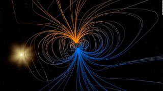 Werden bestimmte Materialien einem Mangetfeld ausgesetzt (Symbolbild), ändern sie ihre Temperatur. Dieser magnetokalorische Effekt ist die Basis, auf der Forscher aus Darmstadt und Japan versuchen, eine nachhaltige Art der Kühlung ohne schädliche Medien zu entwickelt. (Bild: Astromos)