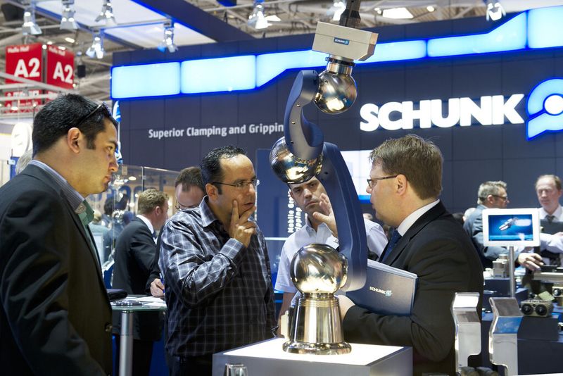 Rückblick: Impressionen von der Automatica 2012. (Bild: Messe München)