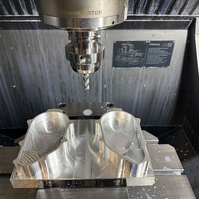 Recent cutting trials in partnership with Kennametal and Autodesk reseller DSI compared Module Works SmartRoughing (left) versus Module Works Adaptive Roughing (right).  (Source: Module Works )
