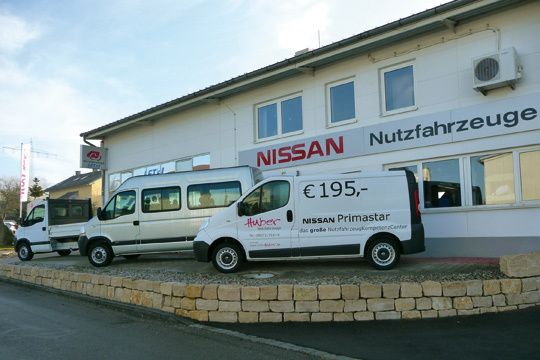 Im Nutzfahrzeugsektor will Nissan im kommenden Jahr wachsen. Die Fahrzeuge präsentiert MKM Huber in einem eigenen Bereich des 5.000 m2 großen Freigeländes. (Archiv: Vogel Business Media)