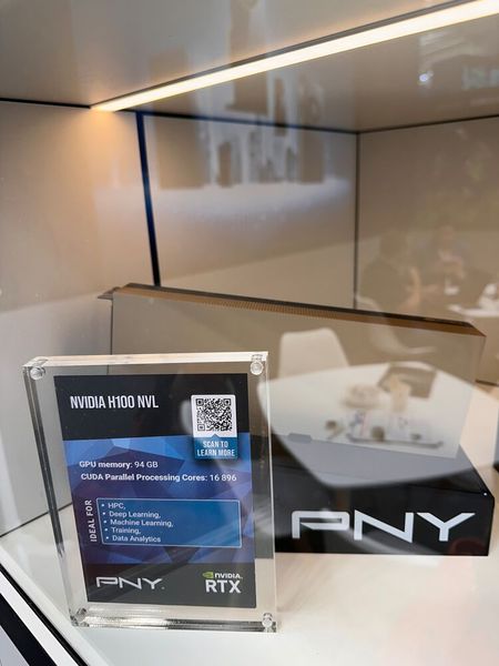 ... ohne die NVIDIA H100 NVL funktioniert eine KI erst gar nicht.  (Bild: Vogel IT-Medien)