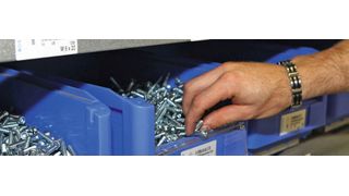 Das System „e-nventory“ benötigt nur halb so viel Platz wie ein Kanban­Regal. (Digi Sens/Kostwein)