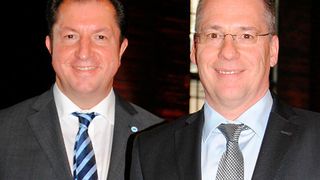 Neues Geschäftsführer-Duo des Kfz-Gewerbes NRW: Marcus Büttner (li.) ist Hauptgeschäftsführer und Klemens Hellenbrand neuer Geschäftsführer. (Foto: Baeuchle)