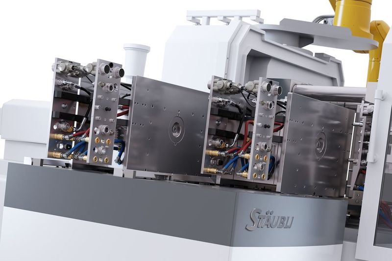 Quick-Mould-Change-Technologie (QMC) heißt eine von Stäubli erdachte Möglichkeit, welche das Wechseln von Spritzgießwerkzeugen schneller macht, wie es heißt. Bei sich reduzierenden Losgrößen und steigenden Werkzeugwechseln beim Spritzgießen sie das genau das richtige System, um dem dabei entstehenden Produktivitätsverlust paroli zu bieten. (Stäubli)