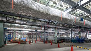 The solid-state battery pilot plant by Nissan is still under construction. (Image:Nissan)