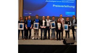 Die Preisverleihung fand auf der vom VDMA veranstalteten Nachhaltigkeitskonferenz im neuen Auditorium der Alfred Kärcher GmbH & Co. KG in Winnenden statt. (Bild: VDMA)